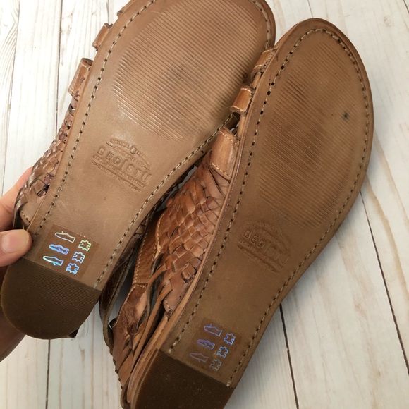 Bed Stu Claire Sandal in Tan Dip Dye - Picture 6 of 7